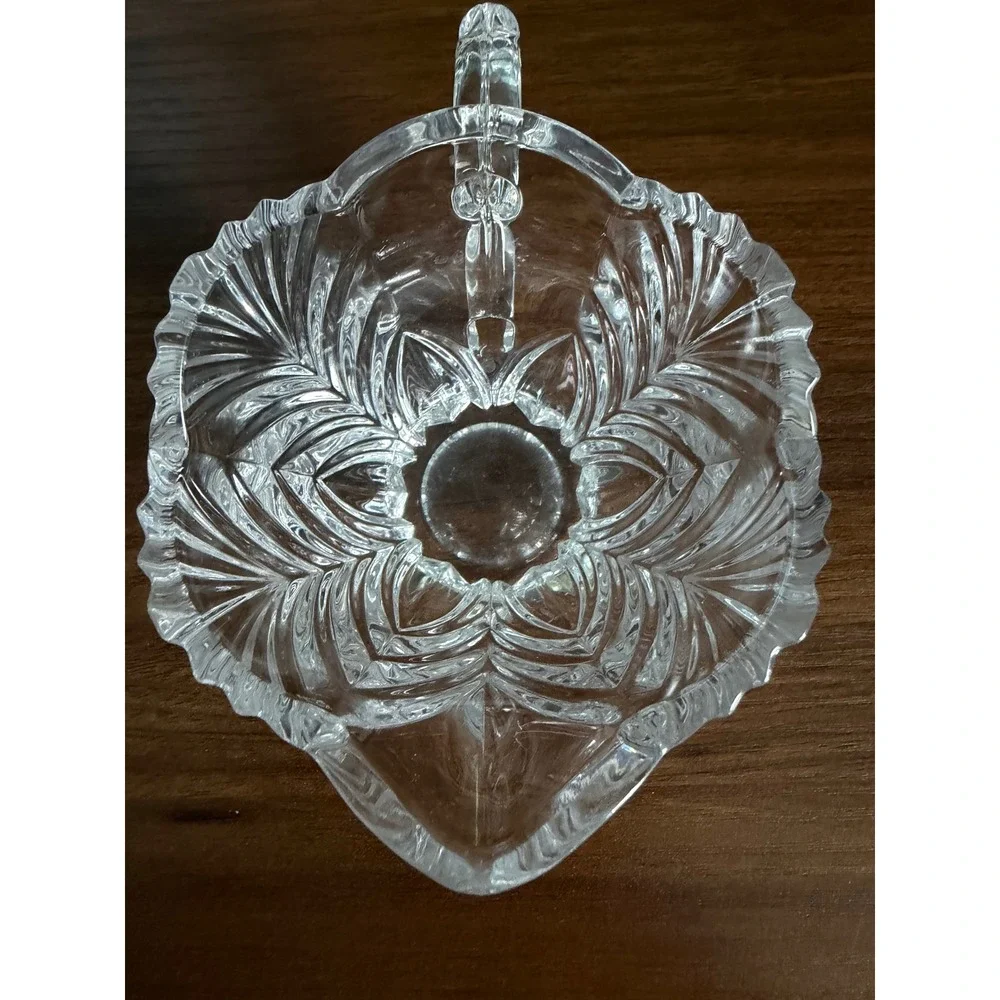 Vintage Noritake Crystal Treasury Creamer, Cut Glass Barware